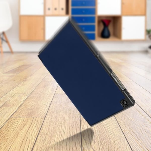 Galaxy Tab A7 10.4 2020 videostöd och tangentbordssmal design midnattsblåblå