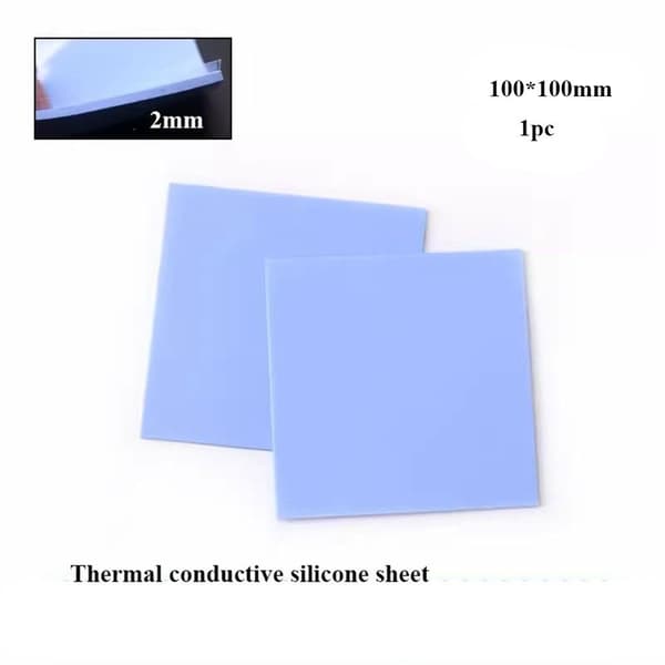Silikon Termisk Pad Termisk Pad Ark 100X100MM 2MM 100x100mm 2mm 100x100mm 2mm