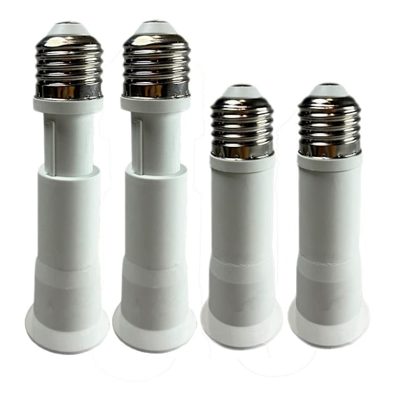4 kpl E27 - E27 Lampunpidikkeen jatko 8-11 cm