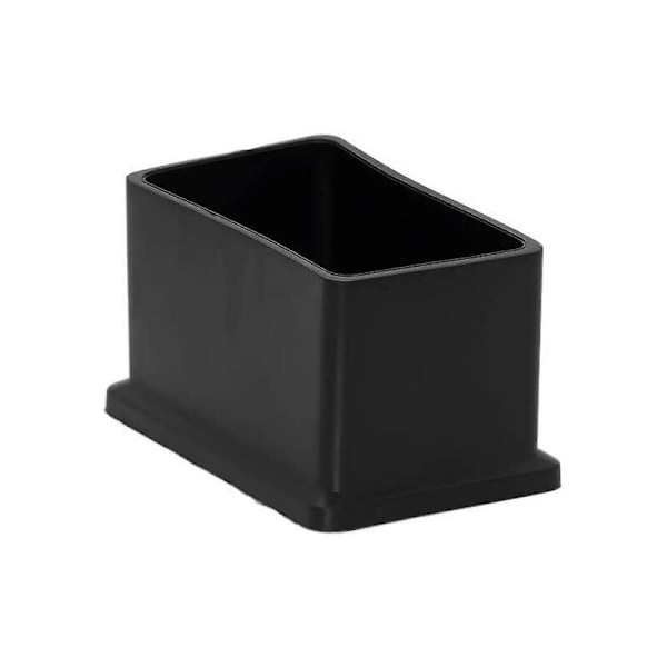 Pakke med 8 rektangulære PVC stolebenshætter, der ikke laver mærker, 30 mm x 50 mm (1-3/16\" X 2\")