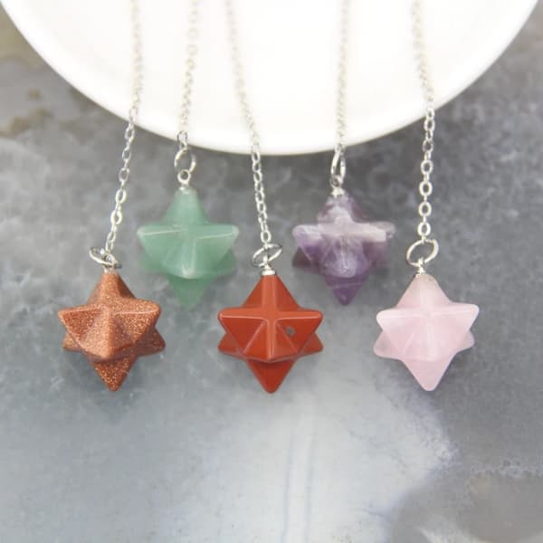 Merkabah Pendlar Kvarts Pendel TURKOS TURKOS Turkos Turquoise