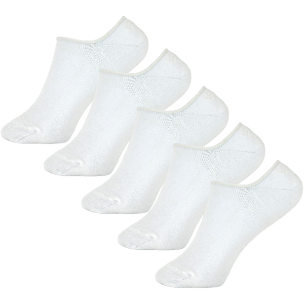 Flickor Osynliga Låga Linerstrumpor 5-pack Silikonstöd Halkfria Strumpor
