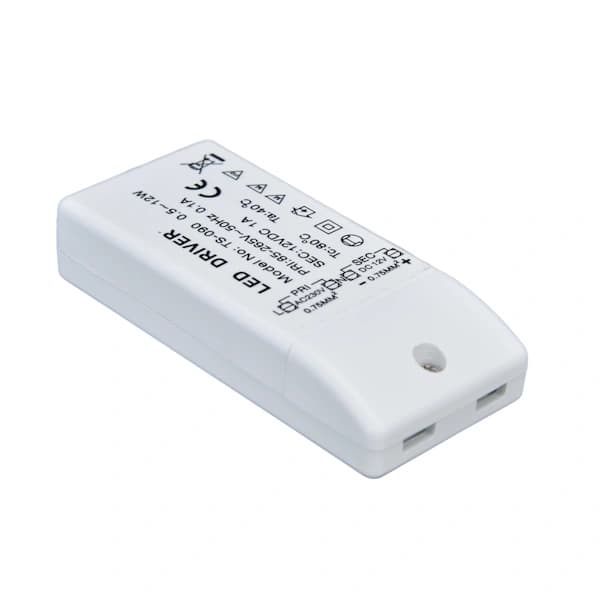 LED-driver 12W 12V DC 1A Strømforsyning LED-lampe Konstantstrømsdriver Strøm AC 85‑265V