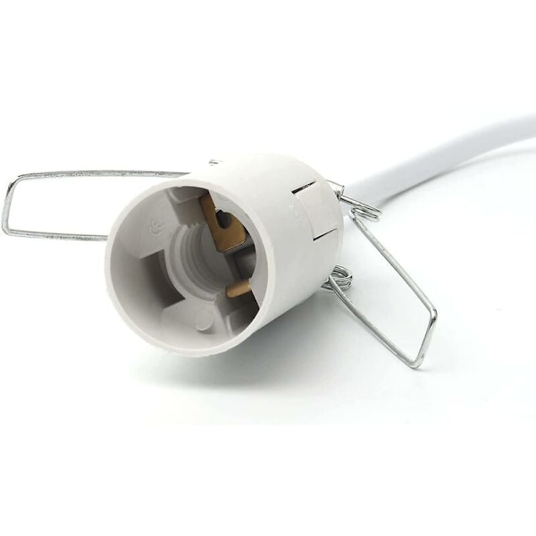 Saltlampekabel med bryter - E14-1,8m - Saltlampe sokkel, hvit