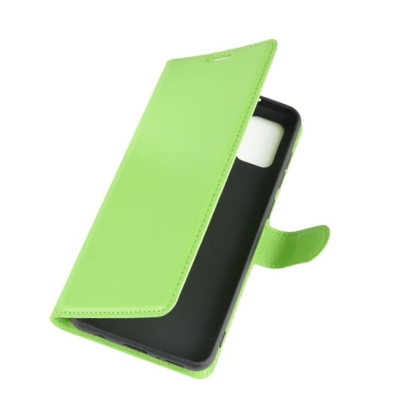 IC Samsung Galaxy A21s - Litchi Pung Etui - Grøn Grøn Grøn