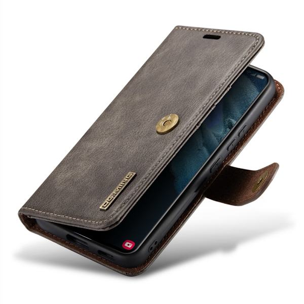 DG MING Samsung S24+ 2-i-1 Magnetisk Wallet Case - Grå grå Grey