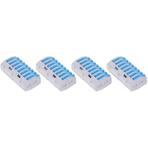 50st PCT-218 Kopplingsplint Snabbkopplingsplint 1 In 7 Ut Blå, DUBUNS