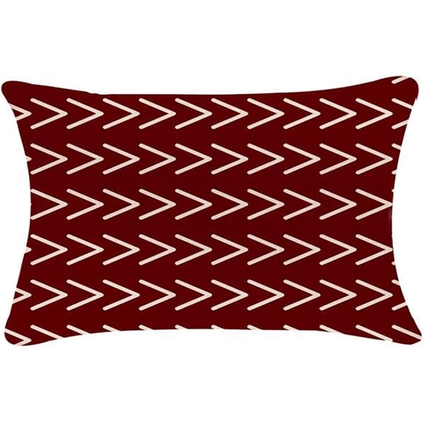 IC Lumbal Prydnadskudde Örngott 30x50 cm Set om 4, Modernt Sofföverdrag, Dekorativt Utomhus Linne Tyg Fodral för Bäddsoffa Bil 30x50cm