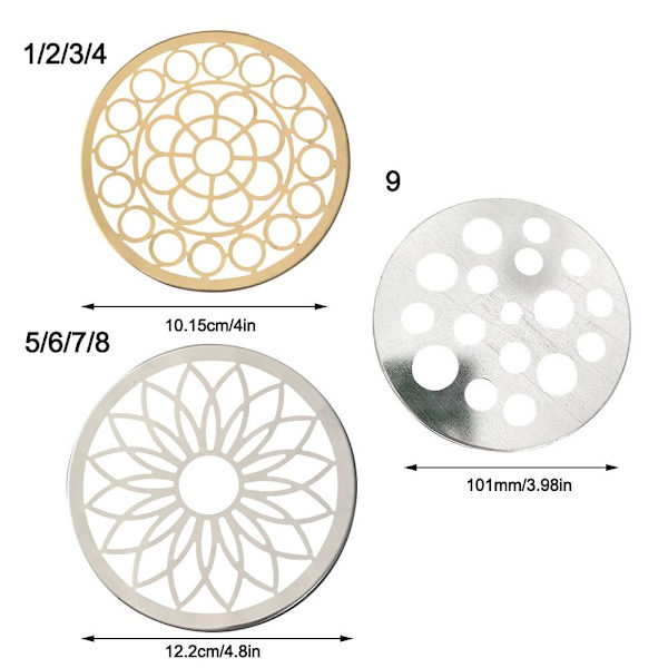 Blomsterarrangemang Metall Blomsterlock E1-10CM E1-10CM E1-10cm E1-10cm