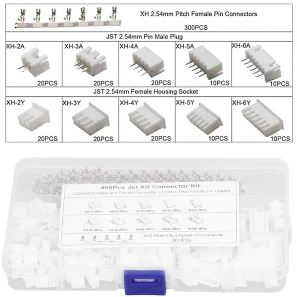 2,54 mm Terminal Connector Kit Fortinnet Kobber Pin PVC Han Connector Hun Stik Socket Hus, DUBUNS