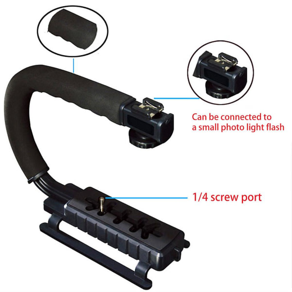 Stabilisator för kamera Smartphone Actionkamera Videokamera Fällbart handtag