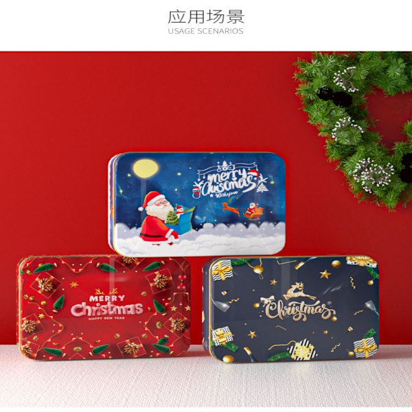 24 stk. Juleboks blikkboks TYPE C TYPE C Type C Type C