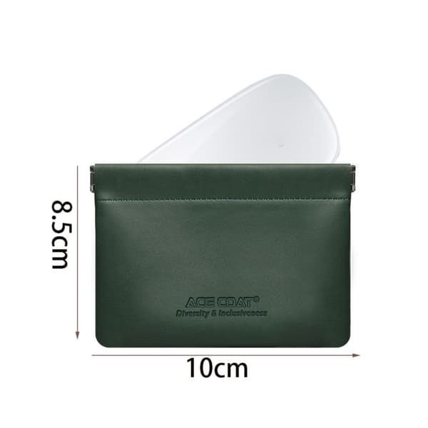 PU Høretelefon Ledning Taske Mini Kosmetiktasker GRØN grøn green
