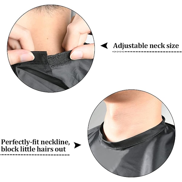 Frisørkjole Barber Cape, Klippekapper, Full Lengde Vanntett Frisør Frisør Cape for Hårstyling, Klipp og Farger D