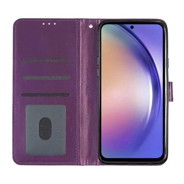 Glitter Puder Flip Läder Telefonfodral For Samsung Galaxy A36 5G