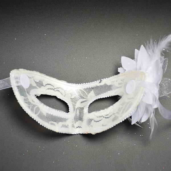 Partymaske Halloweenmaske BLÅ Blå Blue