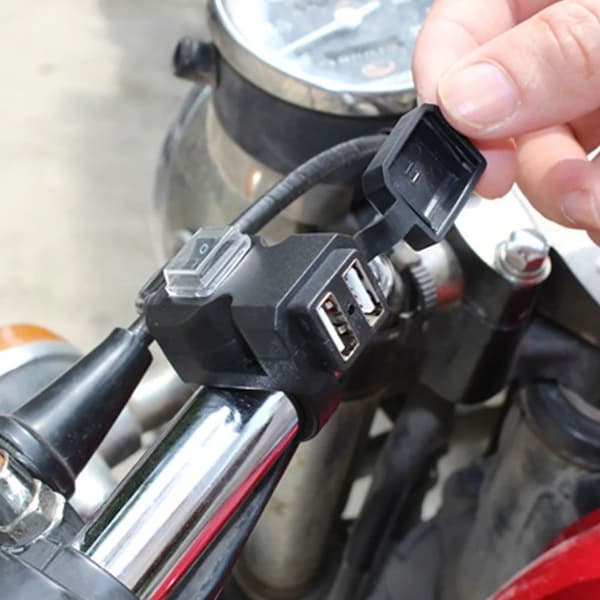 Motorcykel Strömadapter Motorcykel USB-laddare 9-90V 9-90V 9-90V 9-90V
