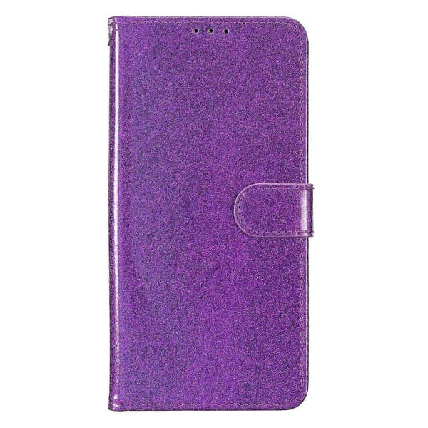 Glitterpulver Flip Lær Telefondeksel For Samsung Galaxy A35