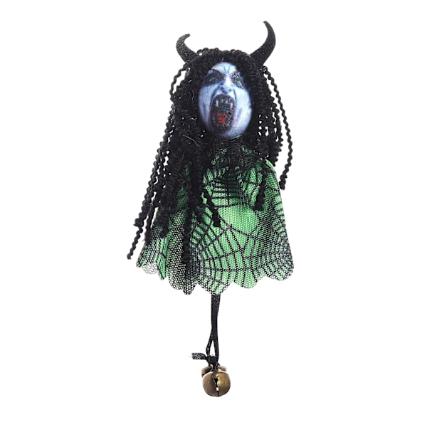 Halloween-riipuskoriste haamu kasvot haamulelu baari violetti vihreä riipus temppu riipus (Ready stock) Orange ghost face