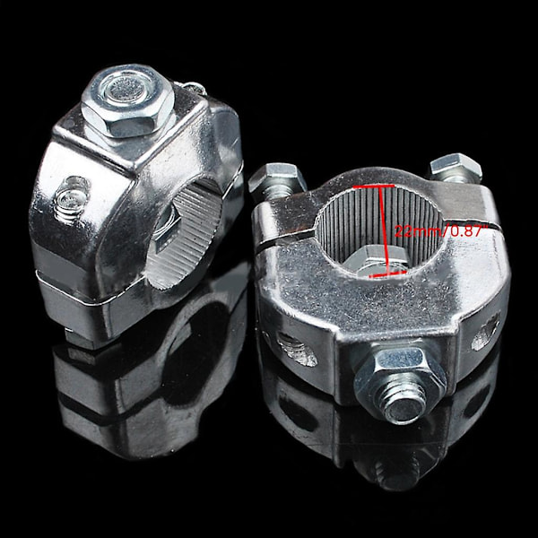 22mm Motorcykel Styr Højderiser Motocross Forhøjelse Klemme Montering Motorcykel