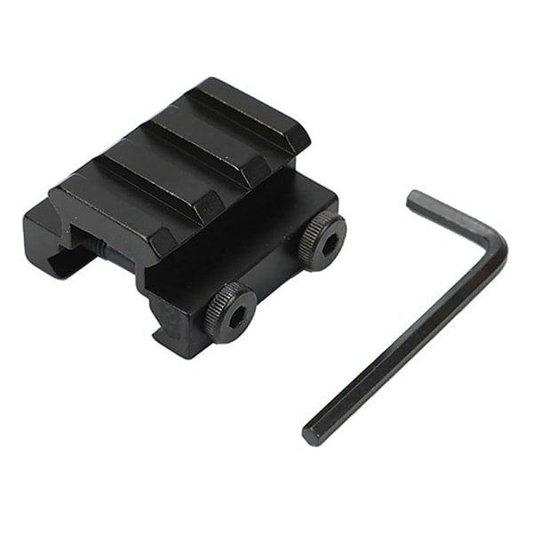 IC 20 - 20 mm Rengas Tactical Track Clamp 21 mm Korttipaikka Metsästys Kivääri Musta