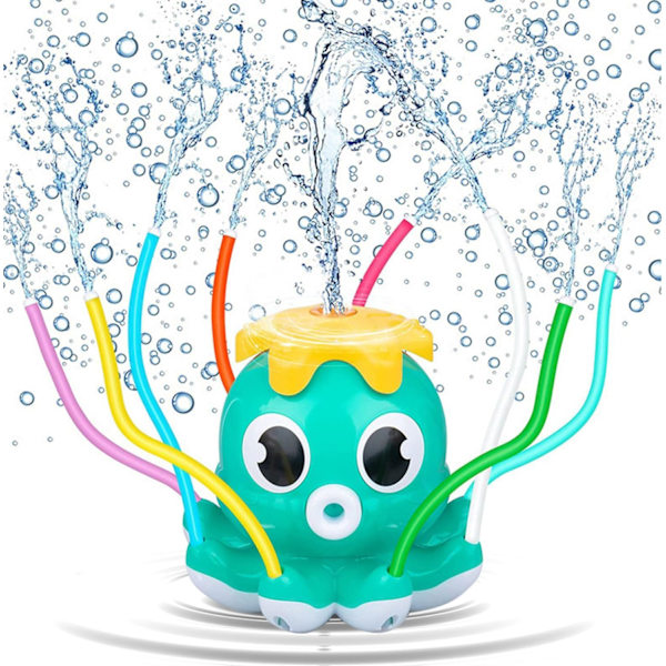 Vesi lelu lapsille, ulkolelu, vesiroiske lelu lapsille, mustekala roiske lelu, ulkosuihku, suihkulelu pojille, nurmikkosuihku, ulkolelu Watering squid blue