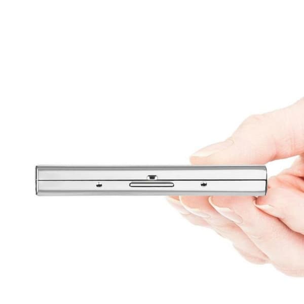 Kreditkortholder Metal Etui Sølv 1 Sølv 1 Sølv 1 Silver 1