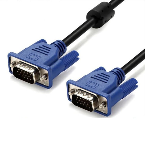 VGA mâle à mâle 3 mètres 3+5 plus kabel VGA tressé kabel de anslutning d'ordinateur câble d'affichage LCD-kabel video