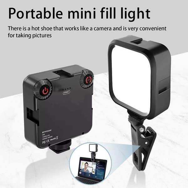 LED Videolys Kameralys OPLADNINGSVERSION OPLADNINGSVERSION Opladningsversion Charging Version