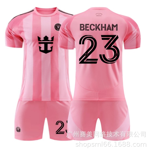 Miami International Home Stadium Nr. 10 Messi Trøje Nr. 9 Suarez 23 Beckham Børnefodbold Size 23 socks twenty four#