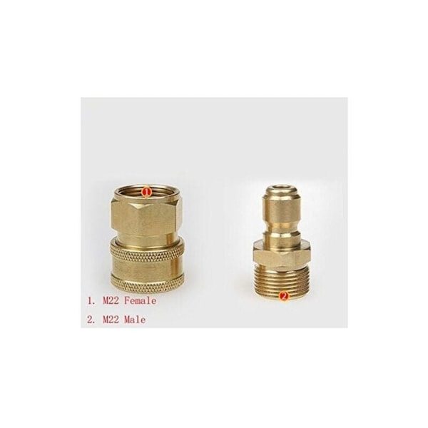 M22 - Messinkiset pikaliittimet painepesureille..DEBUNS