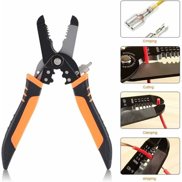 Automatisk kabelstripper, wire stripper til stripping, crimping, klemning og skæring