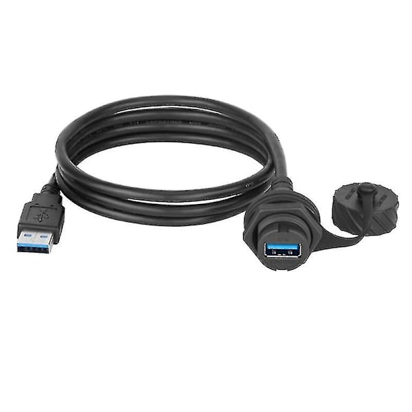Usb 2.0 3.0 Stikhane Til Hunkon Forlængerkabel Vandtæt Panelmontering Forbindelse