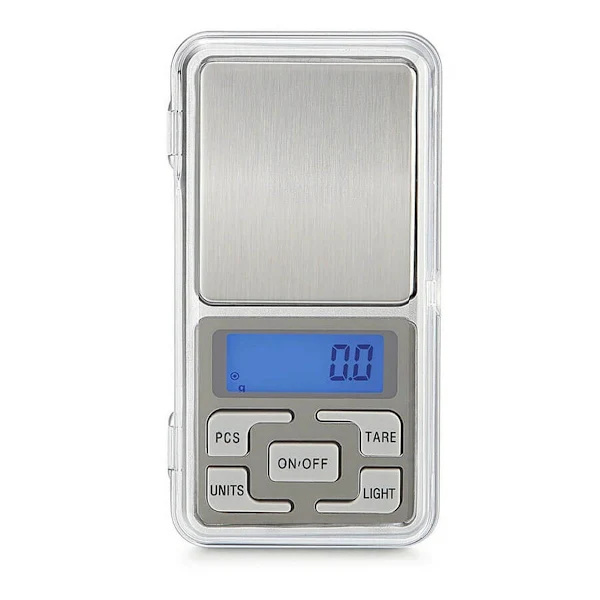 2-Pack - Digital Scale - Pocket Scale / Kitchen Scale - Scale - 0.01-200g Silver Silver Silver Silver