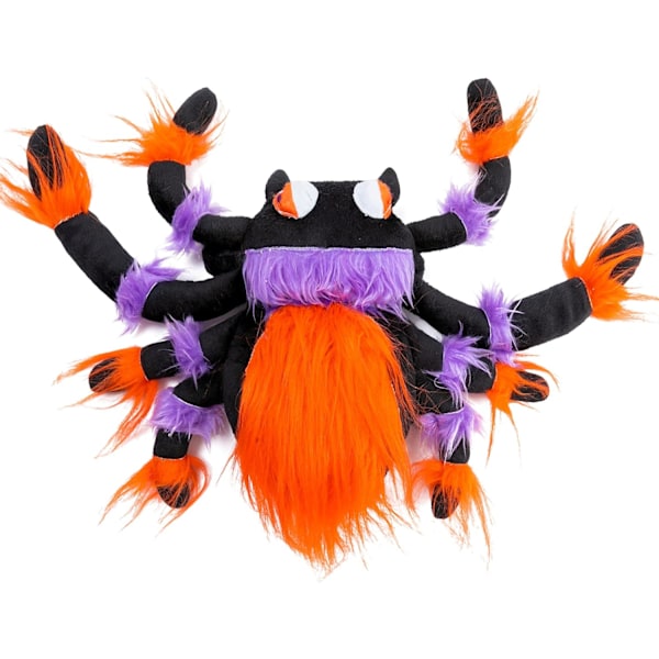 Koira hämähäkkipuku Halloween lemmikkieläimen asu pentu koira, oranssi-violetti, M 31 cm, 17 cm