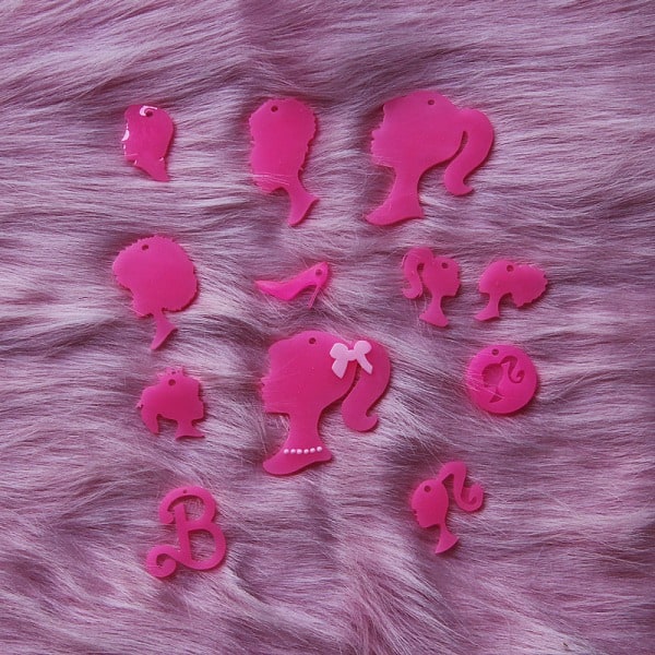 DIY Silikonform Barbie Hästsvans Flicka Form Gjutform Hänge Epoxi
