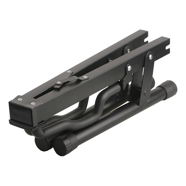 Sort Jern Guitar Stativ - Unikt Foldbart Design, Stabilt A-Formet Stativ til Bas Udstilling