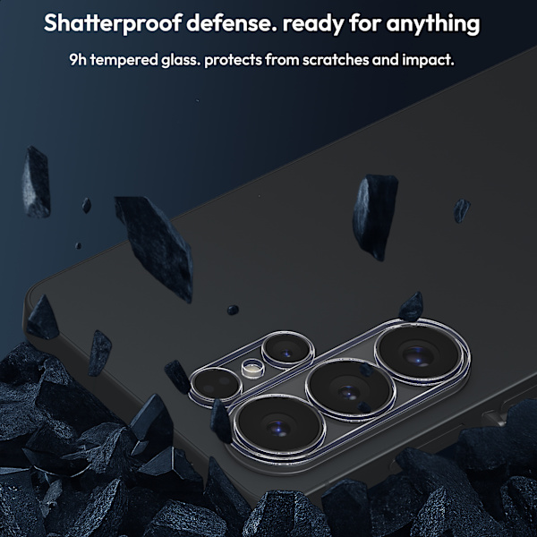 2-Pack Samsung S26 Ultra Camera Lens Protector - Tempered Glass 9H - Super Quality 3D