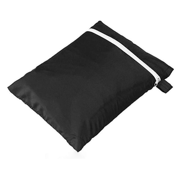 Fällstolskydd Solstol Skyddande Överdrag Solstol Trädgårdsmöbler Vattentätt Anti-UV Skadeskydd, 71 x 110 cm (Svart)..DEBUNS