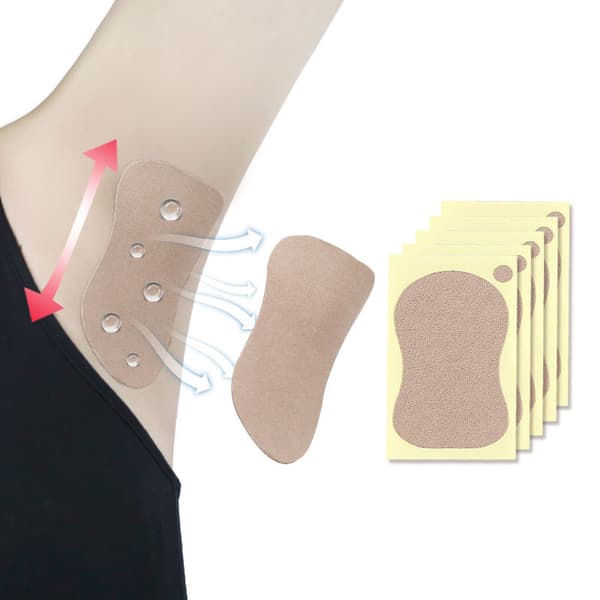 10-pak svedpuder til armhuler, unisex svedpuder til armhuler