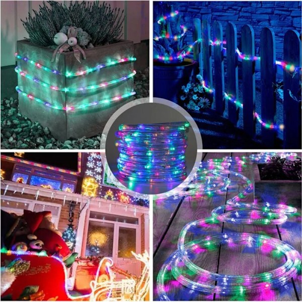 15m RGB LED Ljusslinga Fairy Lights med Party Lights Julbelysning