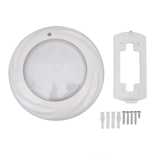 Poollampa 12V 18W IP68 Vattentät Väggmonterad LED Poolbelysning för Offentlig Fontän Warm Light