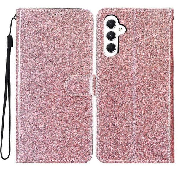 Glitter Puder Flip Läder Telefonfodral For Samsung Galaxy A05s