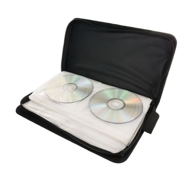 CD-etui CD DVD oppbevaringsetui RØD rød red