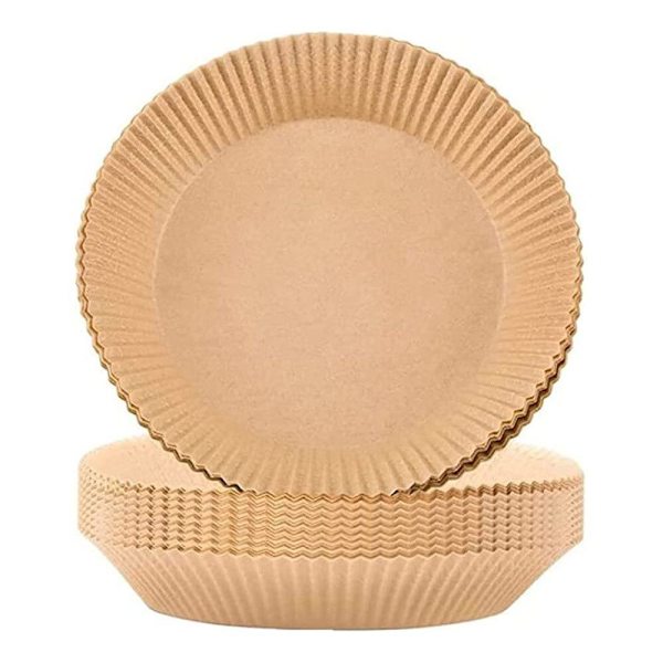 200-pack - AirFryer-papper - 16 cm Airfryer Brown Brun