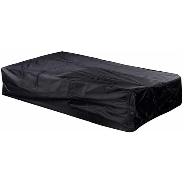 Kraftigt Oxford Fotbollsspelsbordsskydd Vattentätt Anti-UV Dammtätt Svart 16311548CM