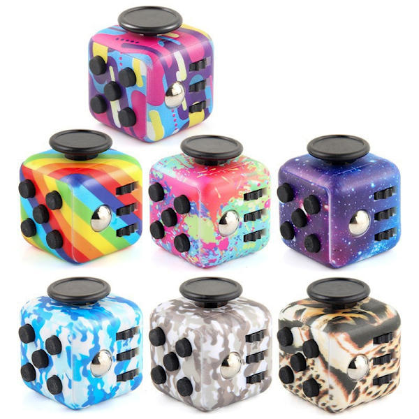 Fidget Legetøj Cube Dekompressionskuber til Voksne Børn Lindring A2