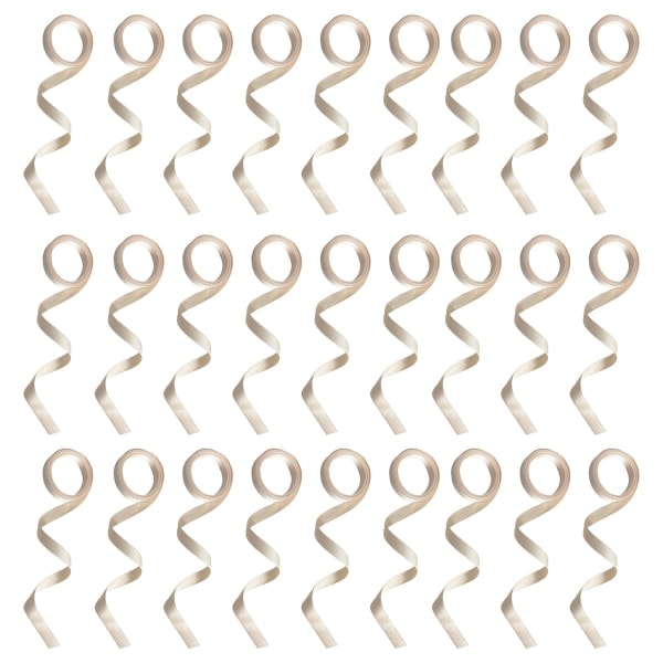 IC 27 st Solid Ribbon Set Flätade band Hårband för present Beige