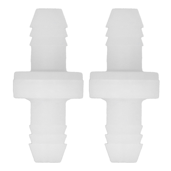 2 stk. tilbageslagsventil 3/8in 10mm plast 1-vejs vand ikke-retur til luftkompressor akvariepumpe brændstofgasvæske luft Cdav6/cddv6