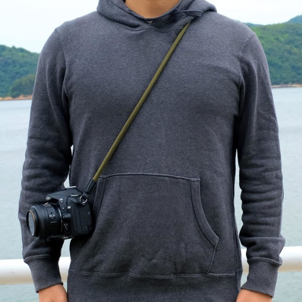 Kamera, kompatibel med Canon Nikon Sony Fuji DSLR SLR spegellös kamera (grön)
